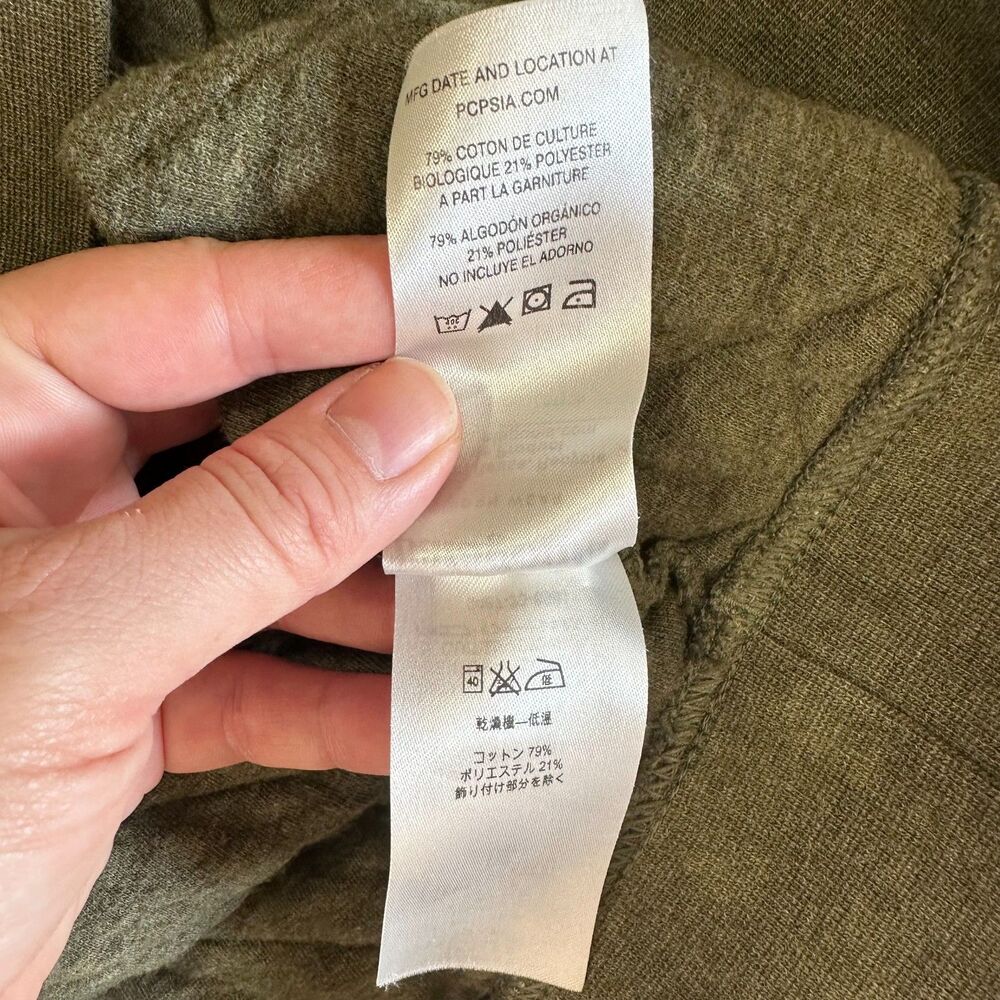 Patagonia Organic Cotton Quilt Snap-T Pullover Men's Size S Small Green - Picture 10 of 16